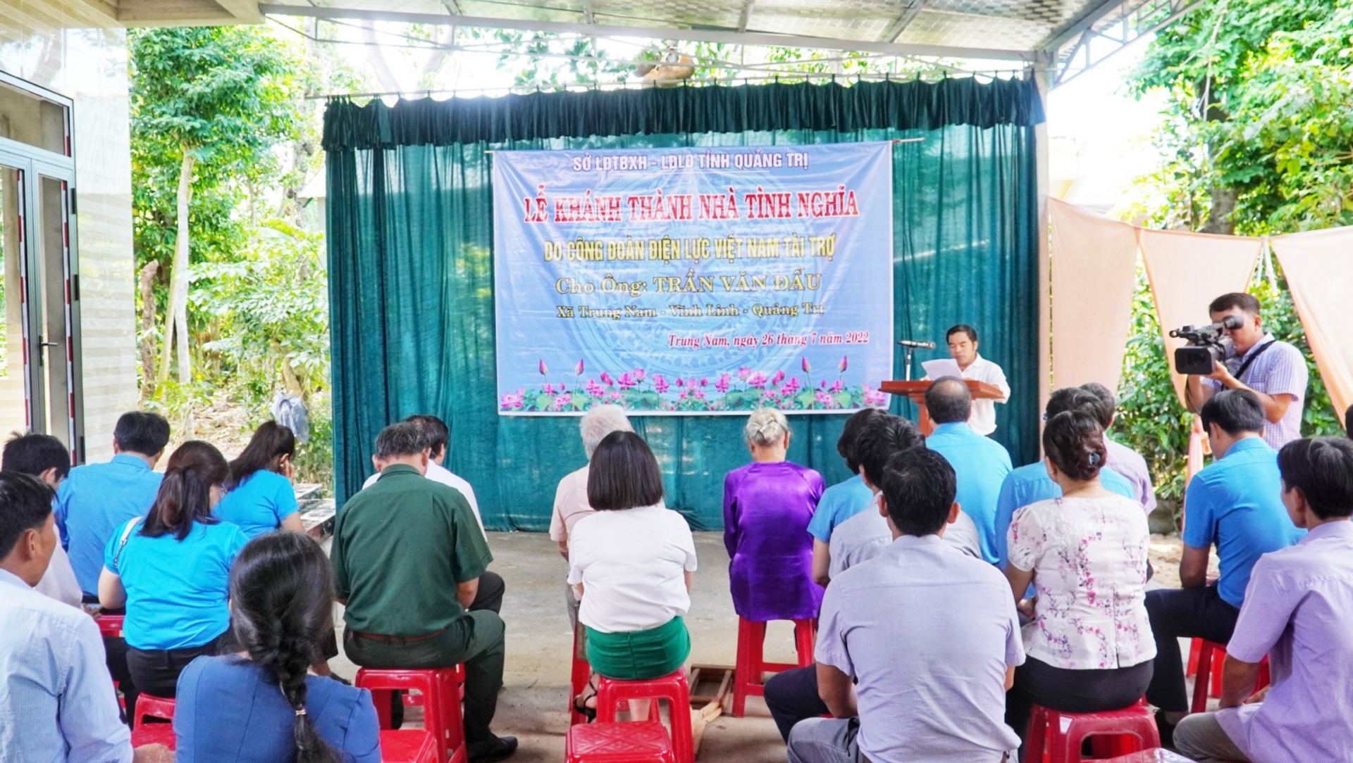 Công đoàn EVN tặng nhà tình nghĩa cho thương binh tại Quảng Trị