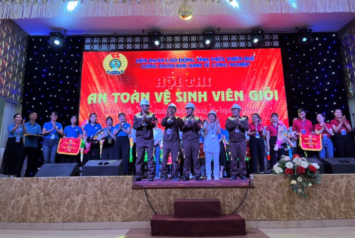 Thừa Thiên Huế: Sôi động Hội thi “An toàn vệ sinh viên giỏi”