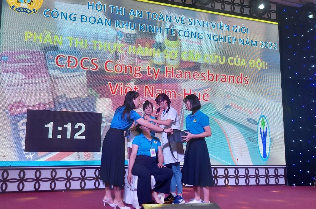 Thừa Thiên Huế: Sôi động Hội thi “An toàn vệ sinh viên giỏi”