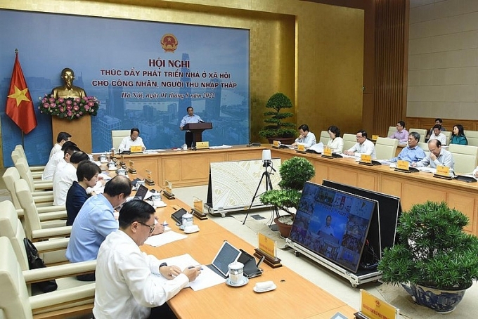 Hội nghị thúc đẩy phát triển nhà ở xã hội cho công nhân, người thu nhập thấp Hội nghị thúc đẩy phát triển nhà ở xã hội cho công nhân, người thu nhập thấp