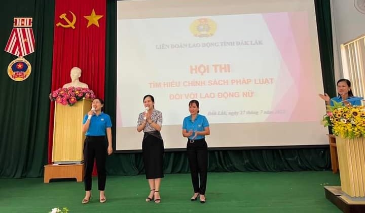 Đắk Lắk nâng cao chất lượng cán bộ nữ công công đoàn