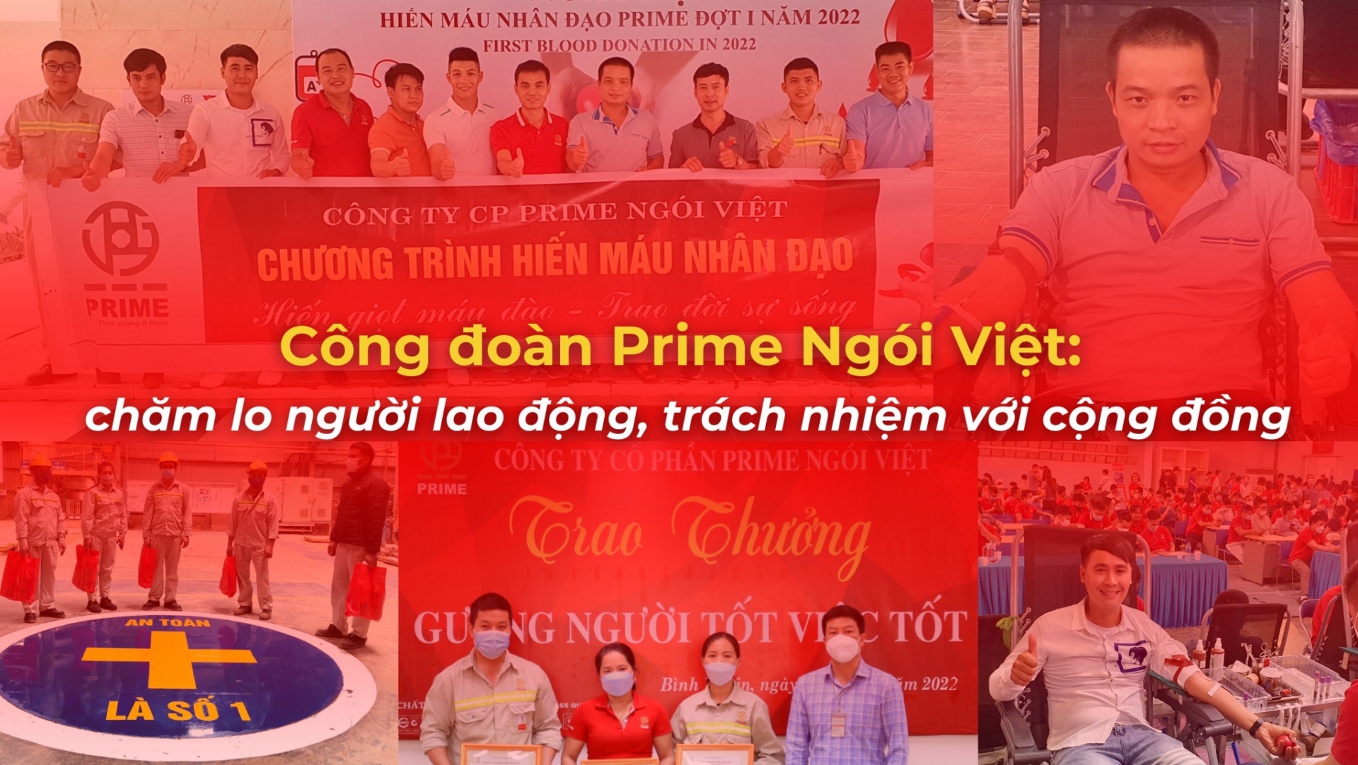 Công đoàn Prime Ngói Việt: chăm lo NLĐ, trách nhiệm với cộng đồng