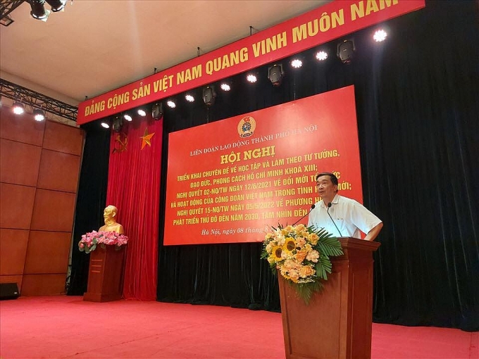 Hơn 300 cán bộ Công đoàn Thủ đô học tập, quán triệt Nghị quyết 02-NQ/TW Hơn 300 cán bộ Công đoàn Thủ đô học tập, quán triệt Nghị quyết 02-NQ/TW