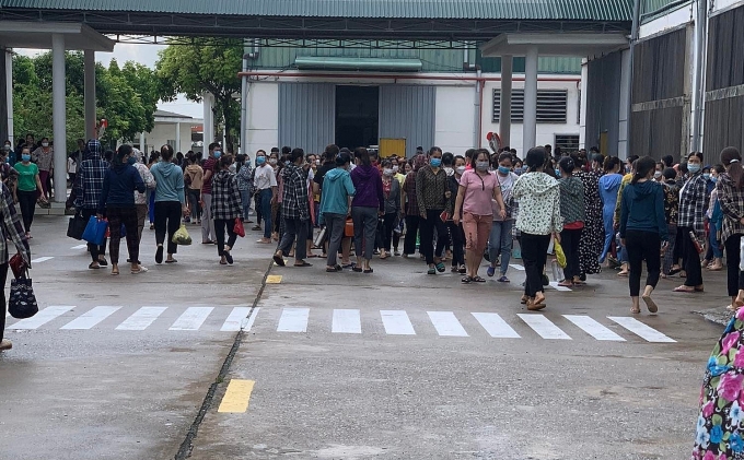 2.500 công nhân Công ty TNHH IVORY Việt Nam đã đi làm trở lại