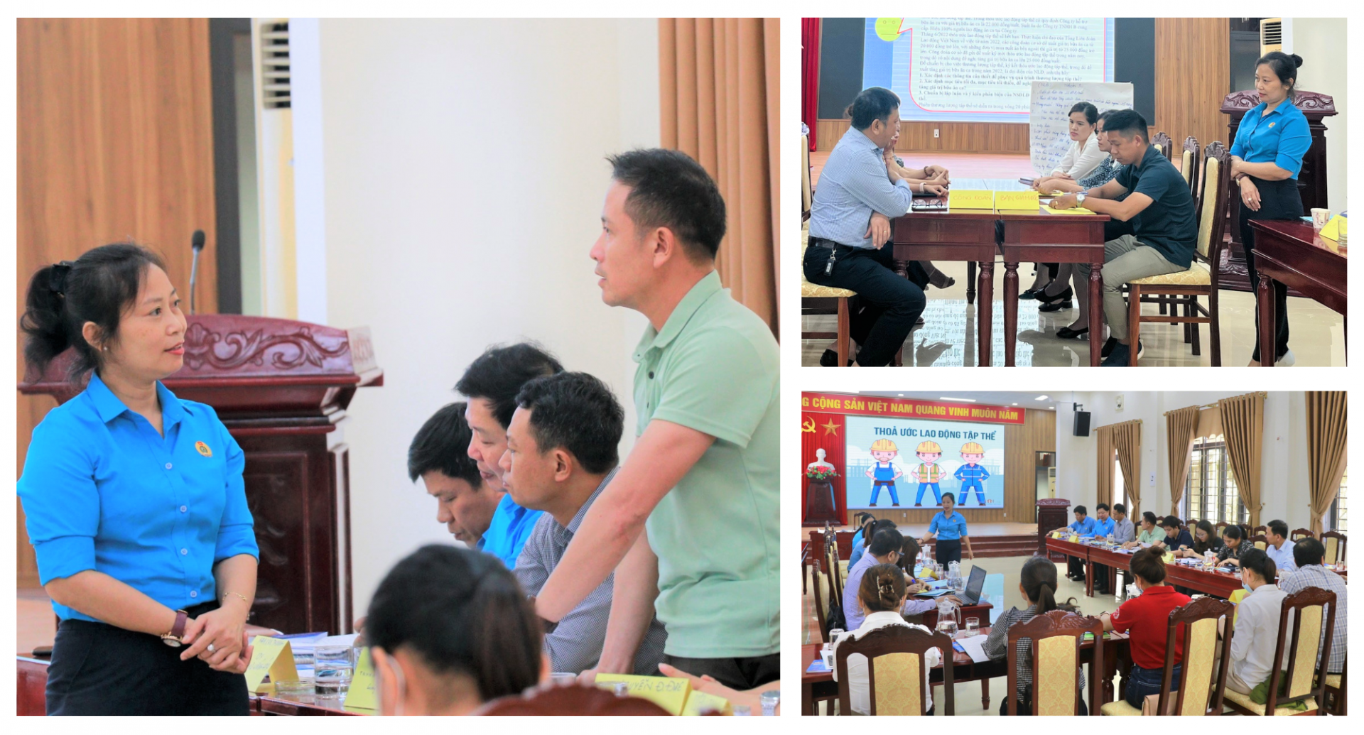 Quảng Trị: Ký kết TƯLĐTT nhóm doanh nghiệp để mang lại nhiều lợi ích cho NLĐ Quảng Trị: Ký kết TƯLĐTT nhóm doanh nghiệp để mang lại nhiều lợi ích cho NLĐ