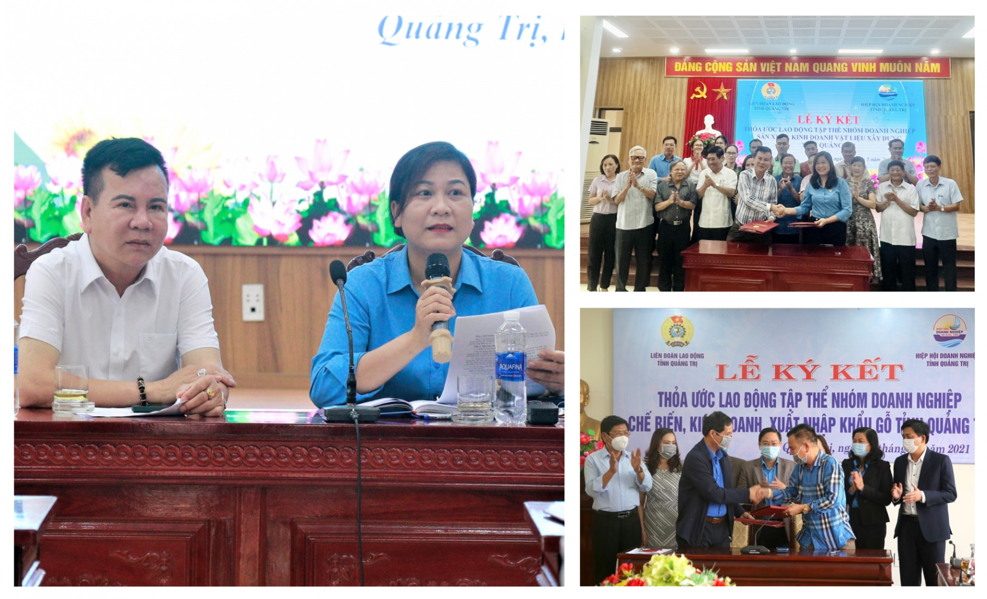 Quảng Trị: Ký kết TƯLĐTT nhóm doanh nghiệp để mang lại nhiều lợi ích cho NLĐ Quảng Trị: Ký kết TƯLĐTT nhóm doanh nghiệp để mang lại nhiều lợi ích cho NLĐ