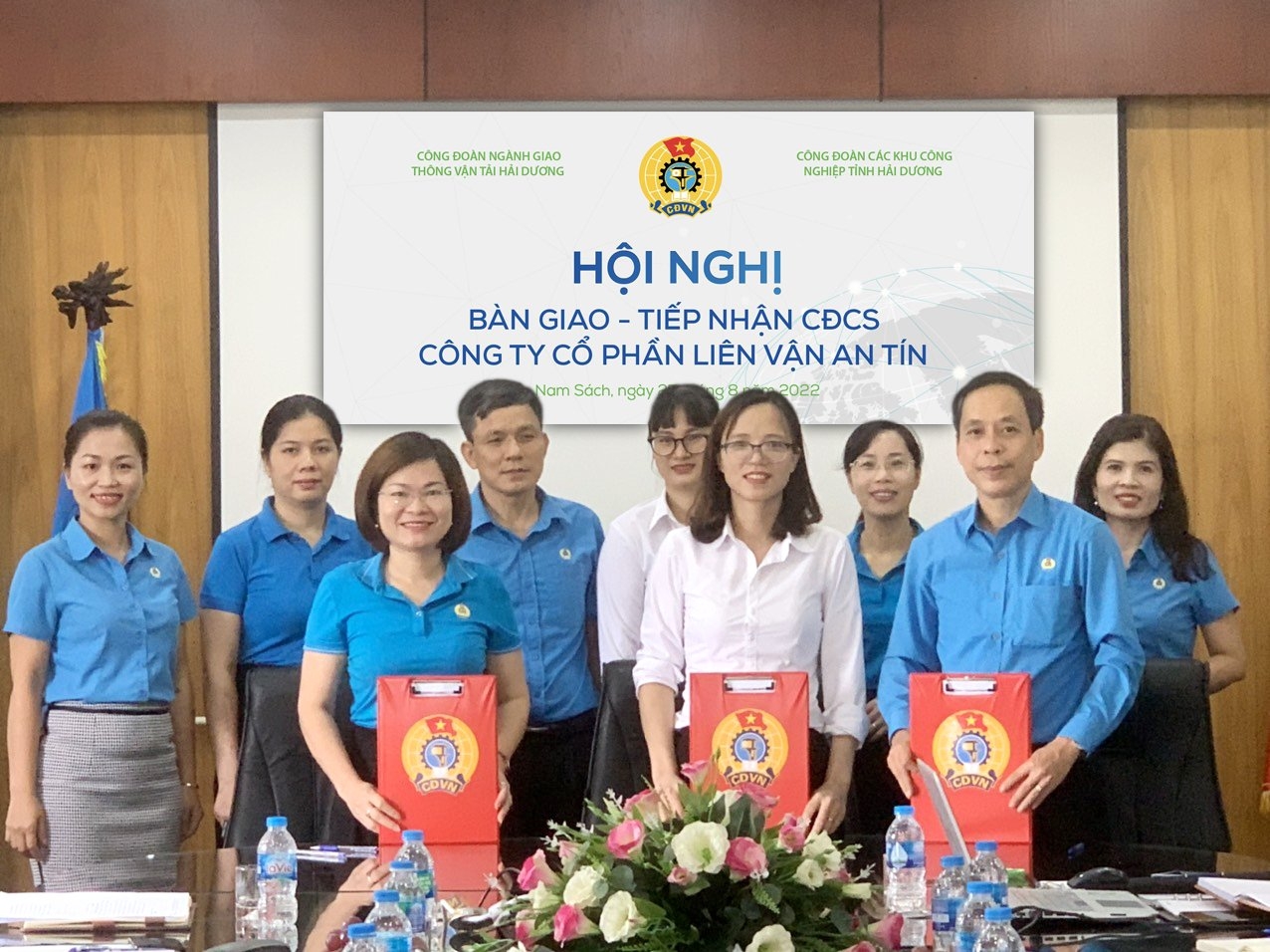 Công đoàn ngành GTVT Hải Dương tiếp nhận CĐCS trực thuộc Công đoàn ngành GTVT Hải Dương tiếp nhận CĐCS trực thuộc