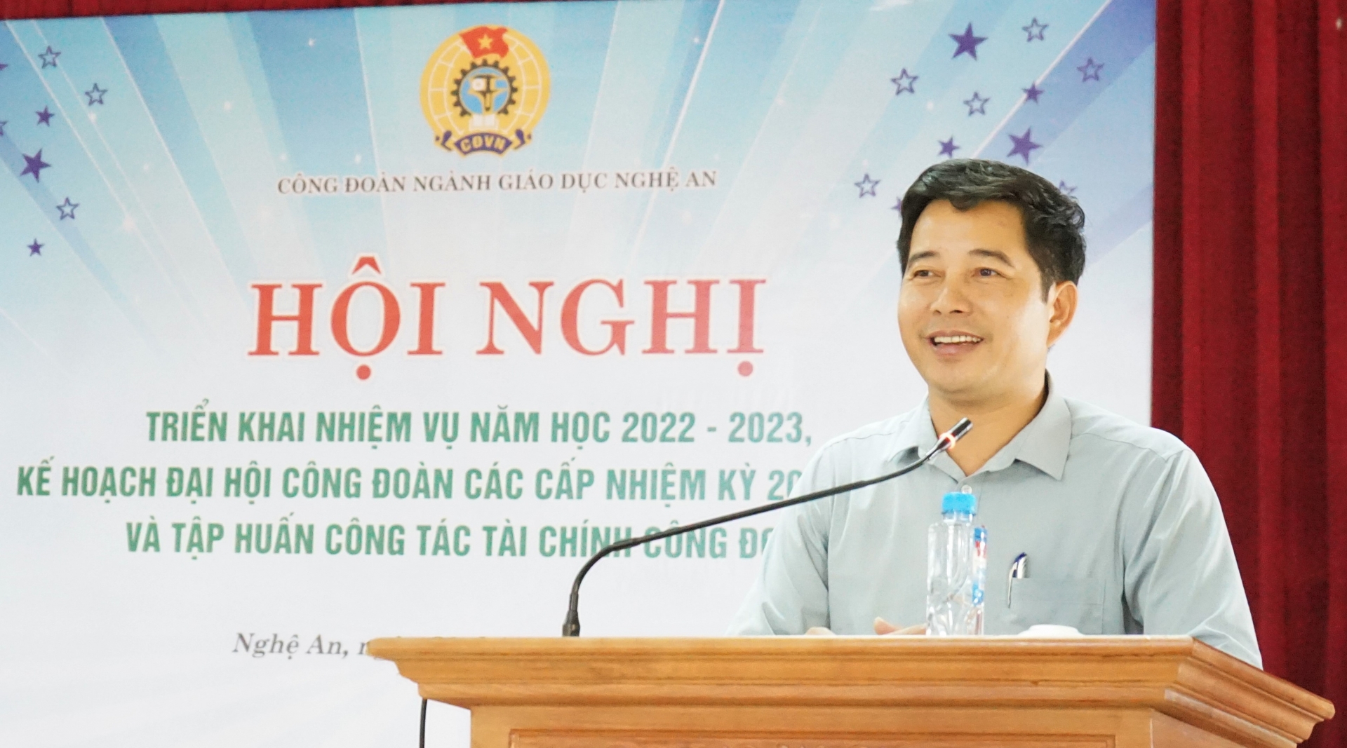 Tiếp tục đổi mới hoạt động Công đoàn Giáo dục Nghệ An năm 2022-2023 Tiếp tục đổi mới hoạt động Công đoàn Giáo dục Nghệ An năm 2022-2023
