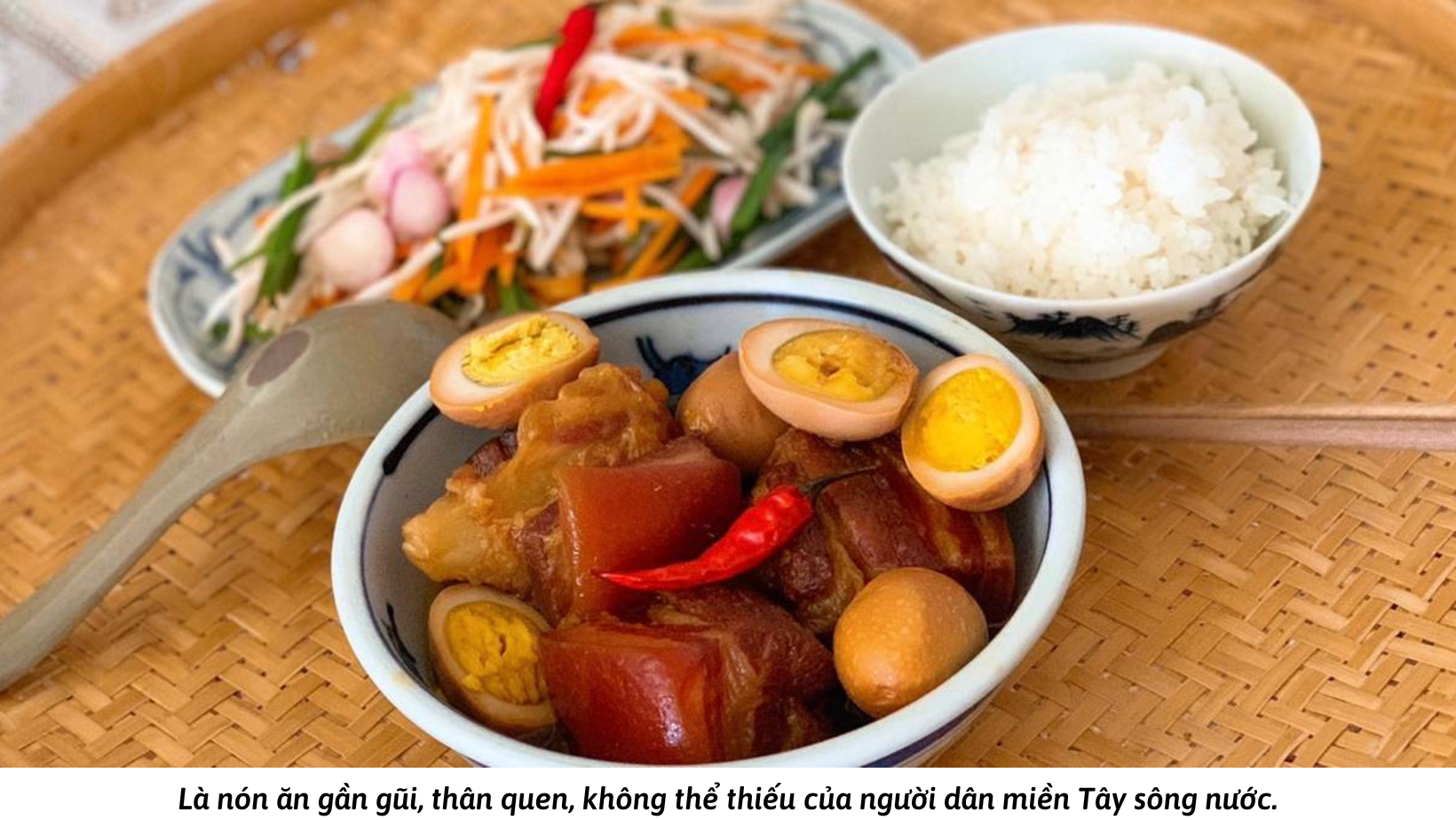 Món thịt heo kho rệu gây thương nhớ Món thịt heo kho rệu gây thương nhớ