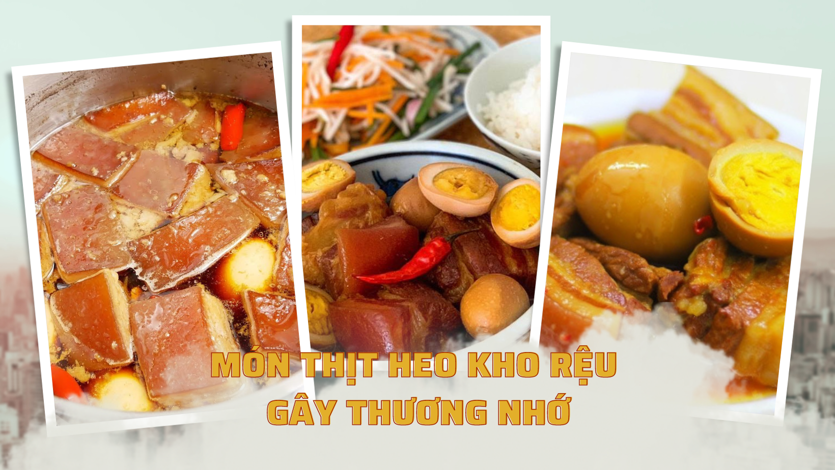 Món thịt heo kho rệu gây thương nhớ Món thịt heo kho rệu gây thương nhớ