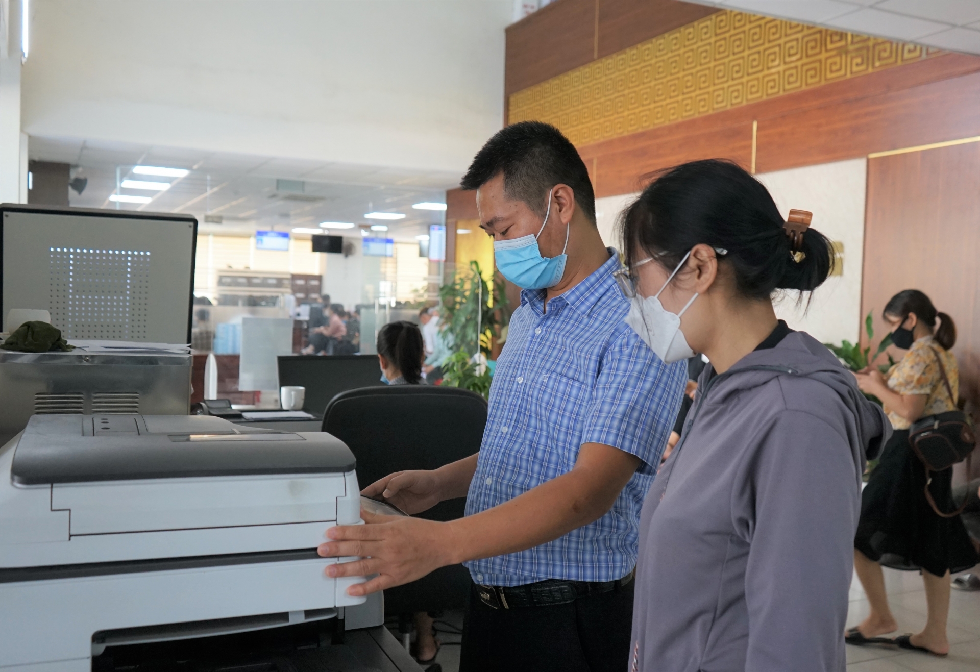 Nghệ An: Người dân hài lòng khi đến giao dịch tại Trung tâm phục vụ hành chính công