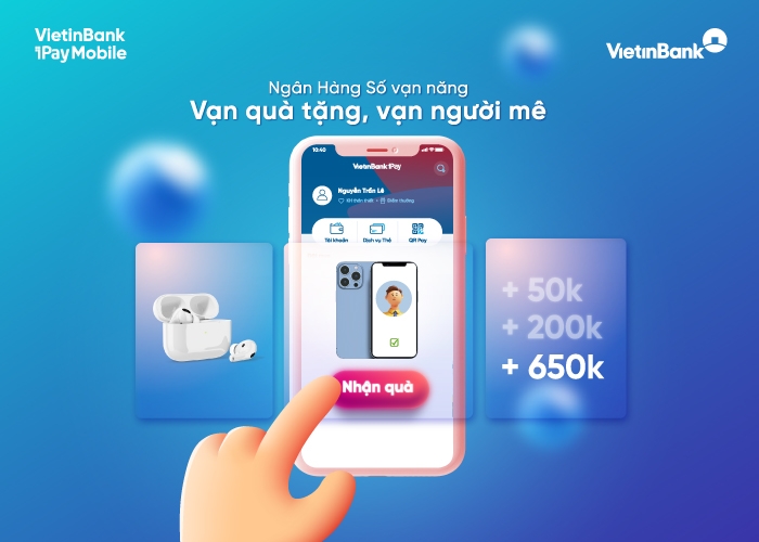 Đón “cơn mưa” ưu đãi khi trải nghiệm VietinBank iPay Mobile Đón “cơn mưa” ưu đãi khi trải nghiệm VietinBank iPay Mobile