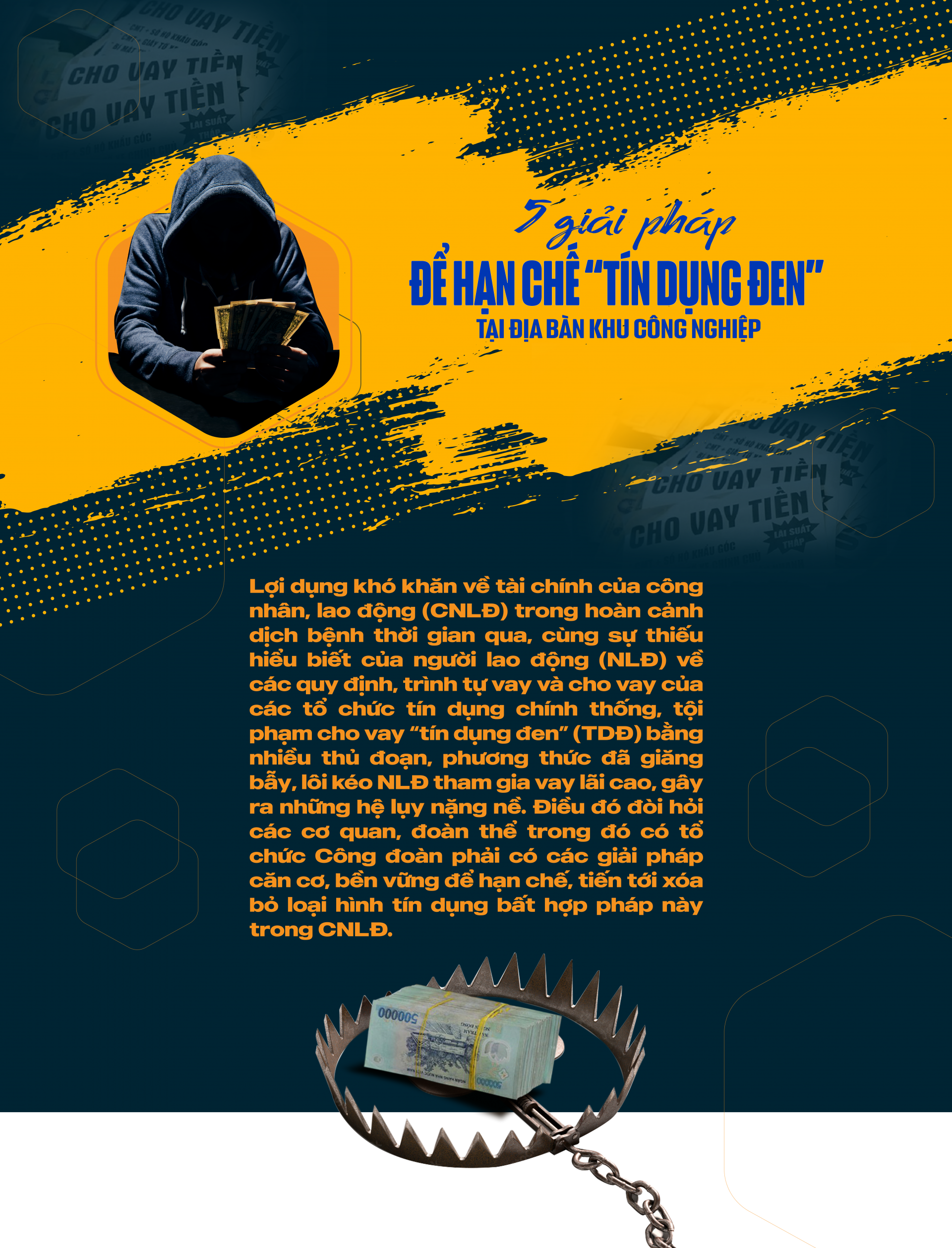 Năm giải pháp để hạn chế “tín dụng đen” tại địa bàn khu công nghiệp