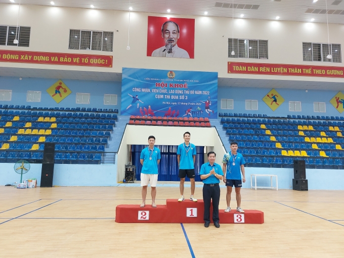 Ban Tổ chức trao 18 giải Nhất, 18 giải Nhì, 19 giải Ba cho các vận động viên xuất sắc ở từng nội dung thi đấu.