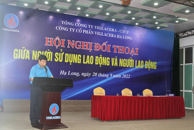 Công ty CP Viglacera Hạ Long tổ chức Hội nghị đối thoại với người lao động