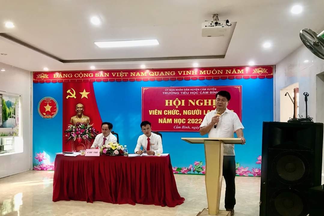 Cẩm Xuyên: Hoàn thành hội nghị cán bộ, viên chức năm học 2022-2023