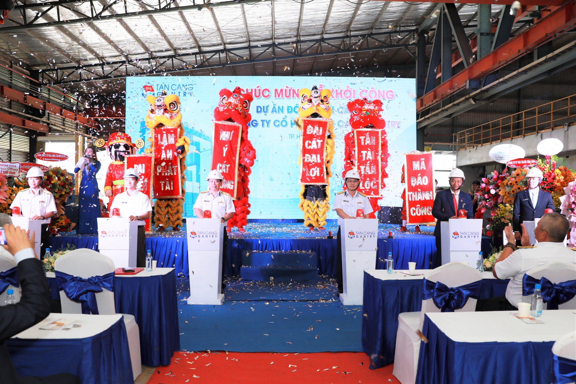 Tân cảng Gantry quyết tâm sản xuất cẩu khung đầu tiên mang thương hiệu TCSG Tân cảng Gantry quyết tâm sản xuất cẩu khung đầu tiên mang thương hiệu TCSG