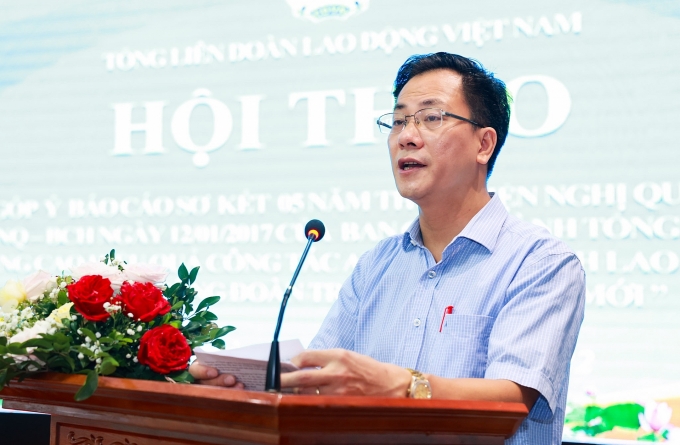 Tổng LĐLĐ Việt Nam sơ kết 5 năm thực hiện Nghị quyết 10c/NQ-BCH