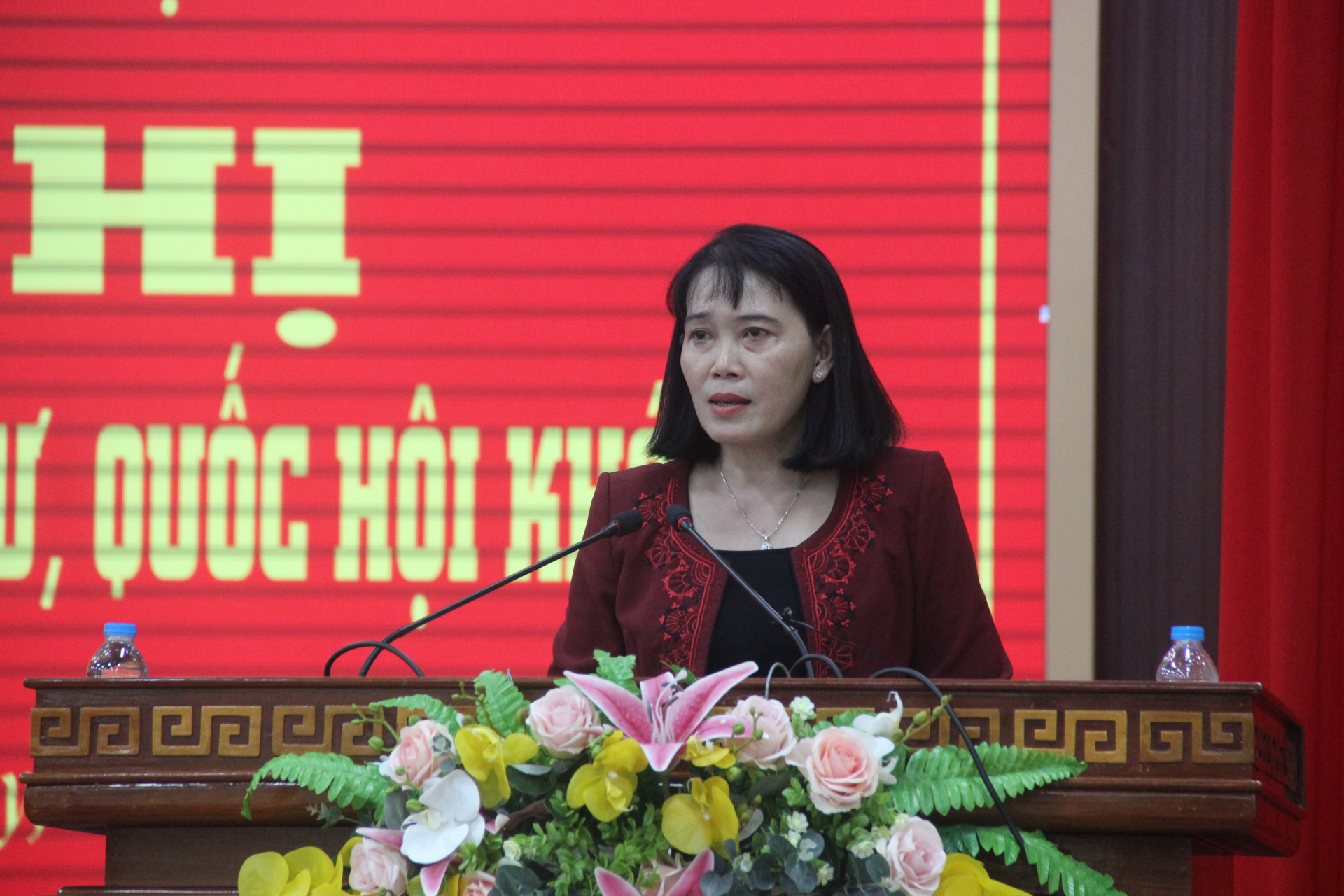 Đoàn đại biểu Quốc hội tỉnh tiếp xúc cử tri huyện Vị Thủy Đoàn đại biểu Quốc hội tỉnh tiếp xúc cử tri huyện Vị Thủy