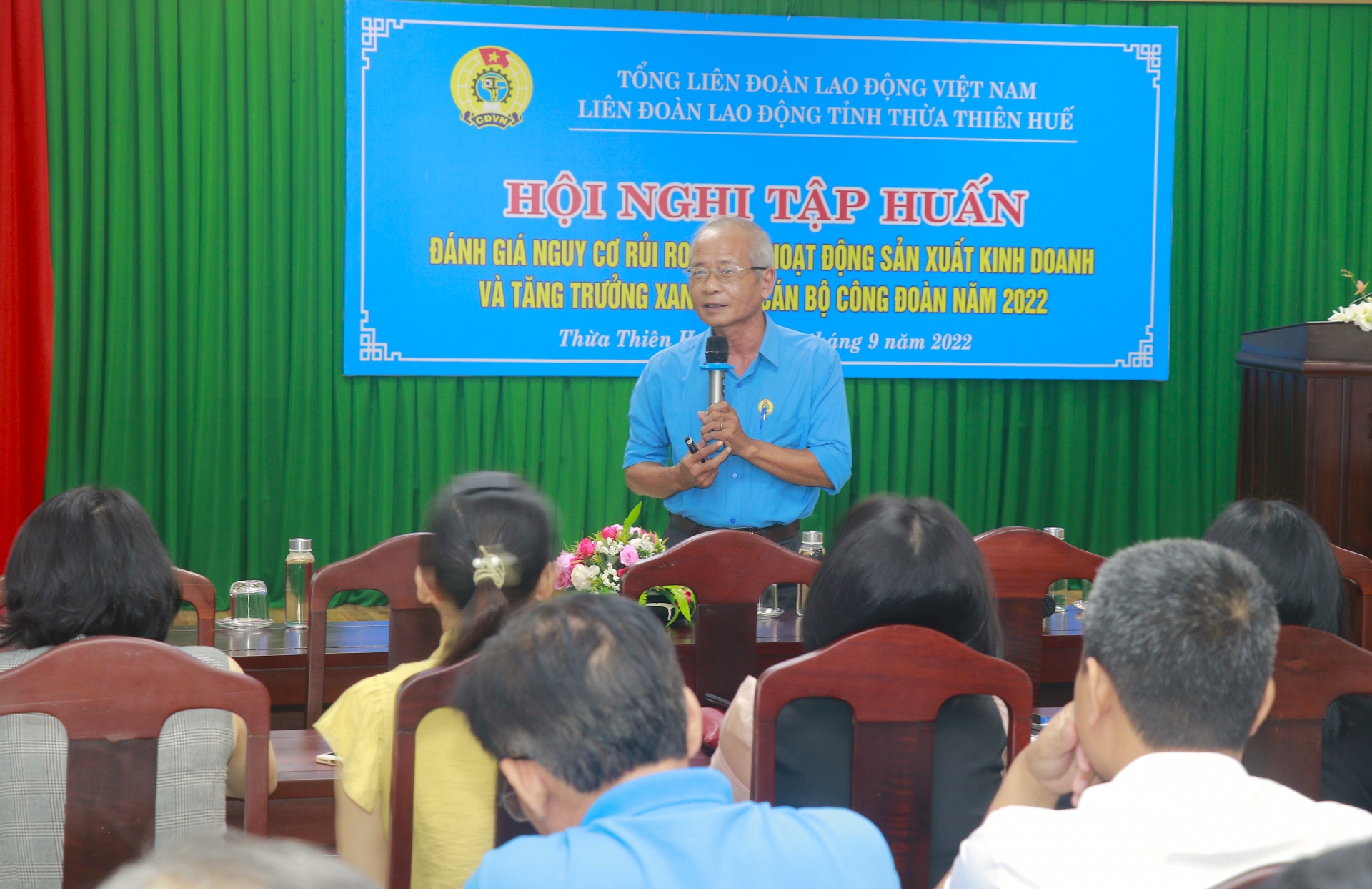 LĐLĐ Thừa Thiên Huế tập huấn đánh giá nguy cơ rủi ro tại nơi làm việc LĐLĐ Thừa Thiên Huế tập huấn đánh giá nguy cơ rủi ro tại nơi làm việc