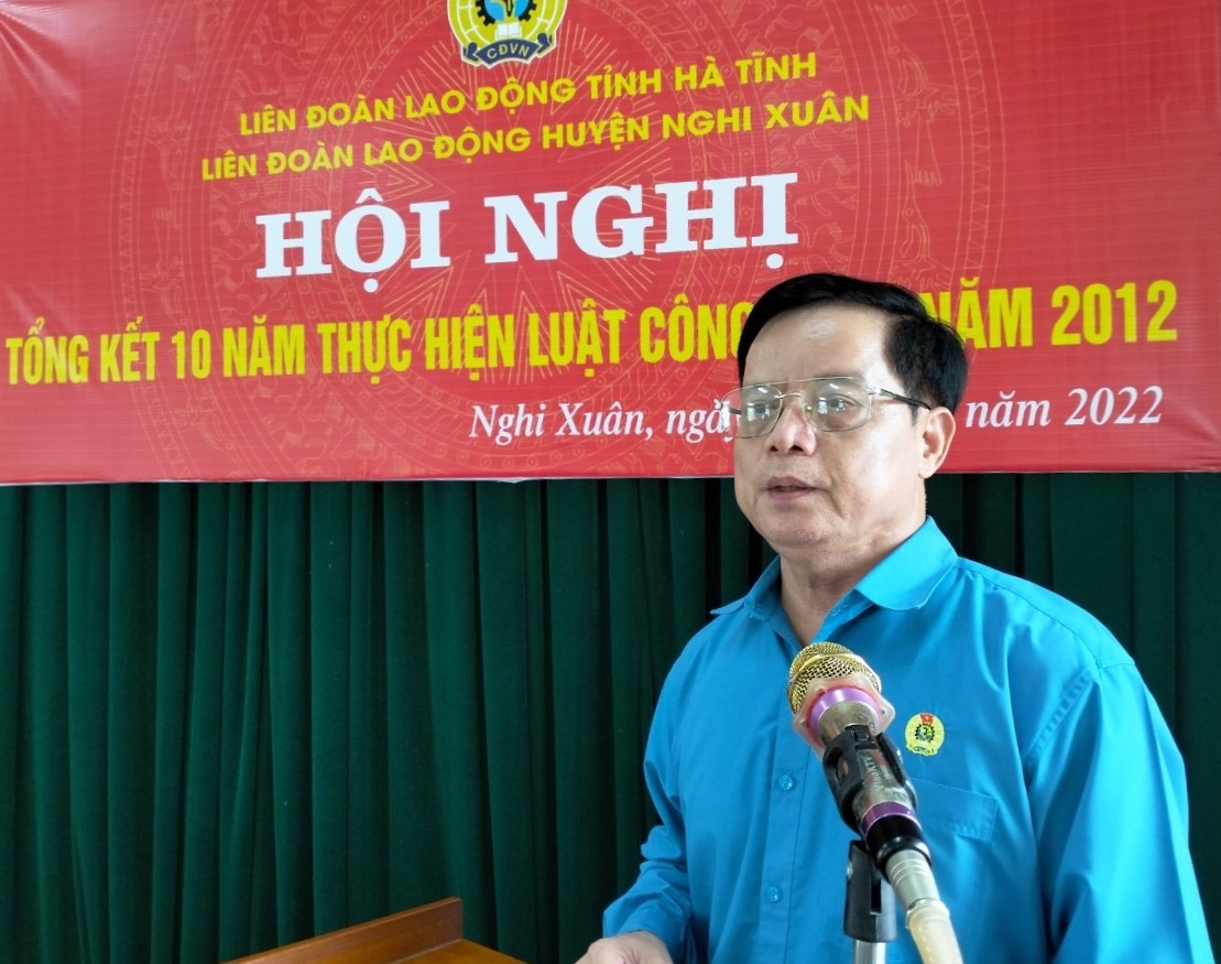 Tổng kết 10 năm thực hiện Luật Công đoàn năm 2012