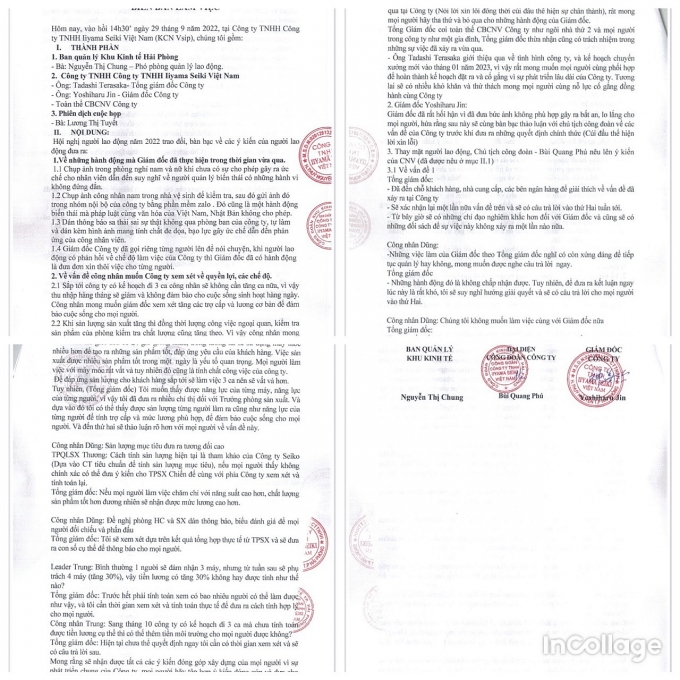 Công ty YAMA SEIKI tổ chức Hội nghị NLĐ sau lùm xùm "trát sa thải" kèm ảnh bạo lực Công ty YAMA SEIKI tổ chức Hội nghị NLĐ sau lùm xùm "trát sa thải" kèm ảnh bạo lực