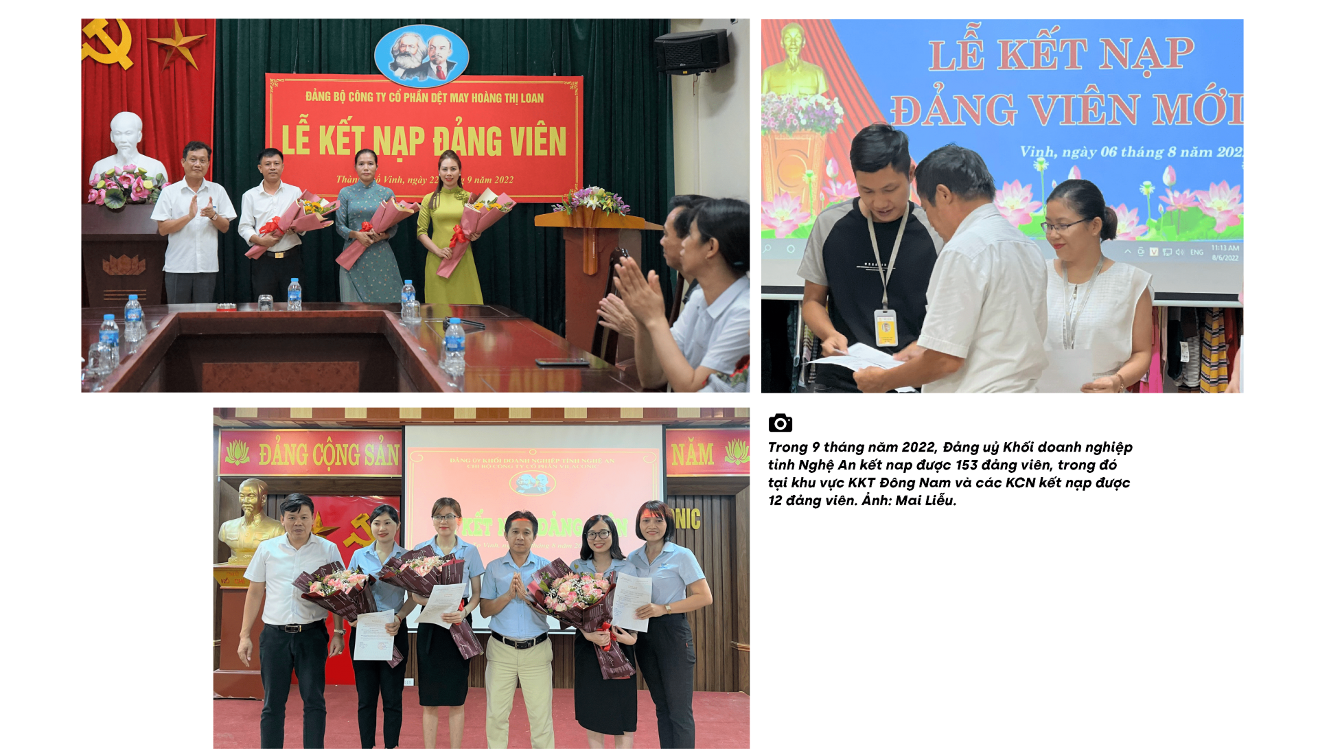 Nghệ An: Khó khăn phát triển đảng viên là công nhân lao động trong KKT, KCN Nghệ An: Khó khăn phát triển đảng viên là công nhân lao động trong KKT, KCN