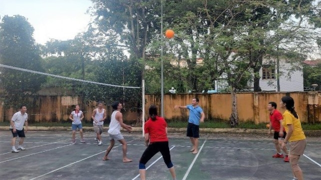 Tích cực tập luyện để tham gia Hội thao cán bộ Công đoàn chuyên trách tỉnh Thanh Hóa