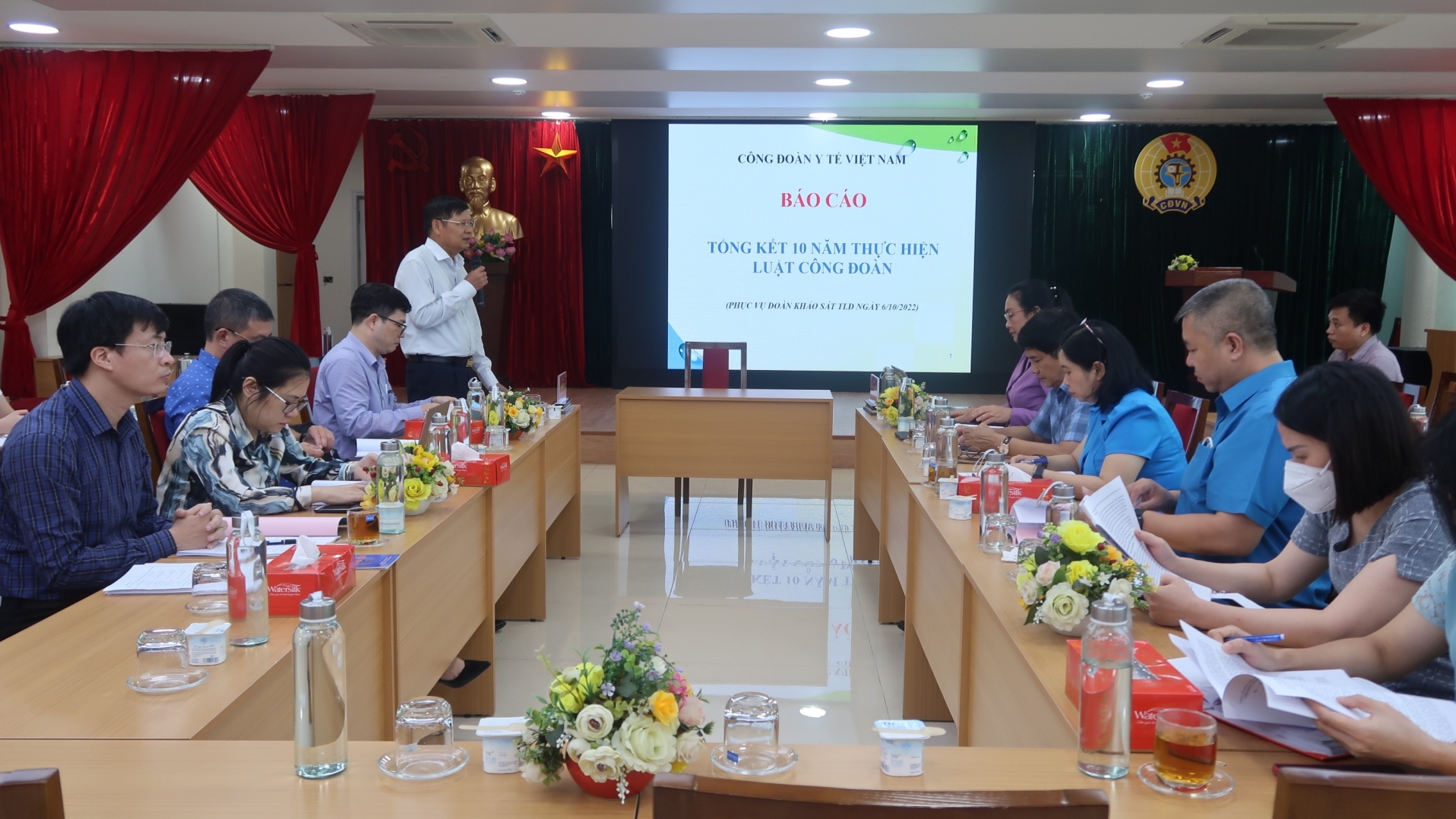 Khảo sát, đánh giá thực hiện Luật Công đoàn 2012 trong ngành Y tế