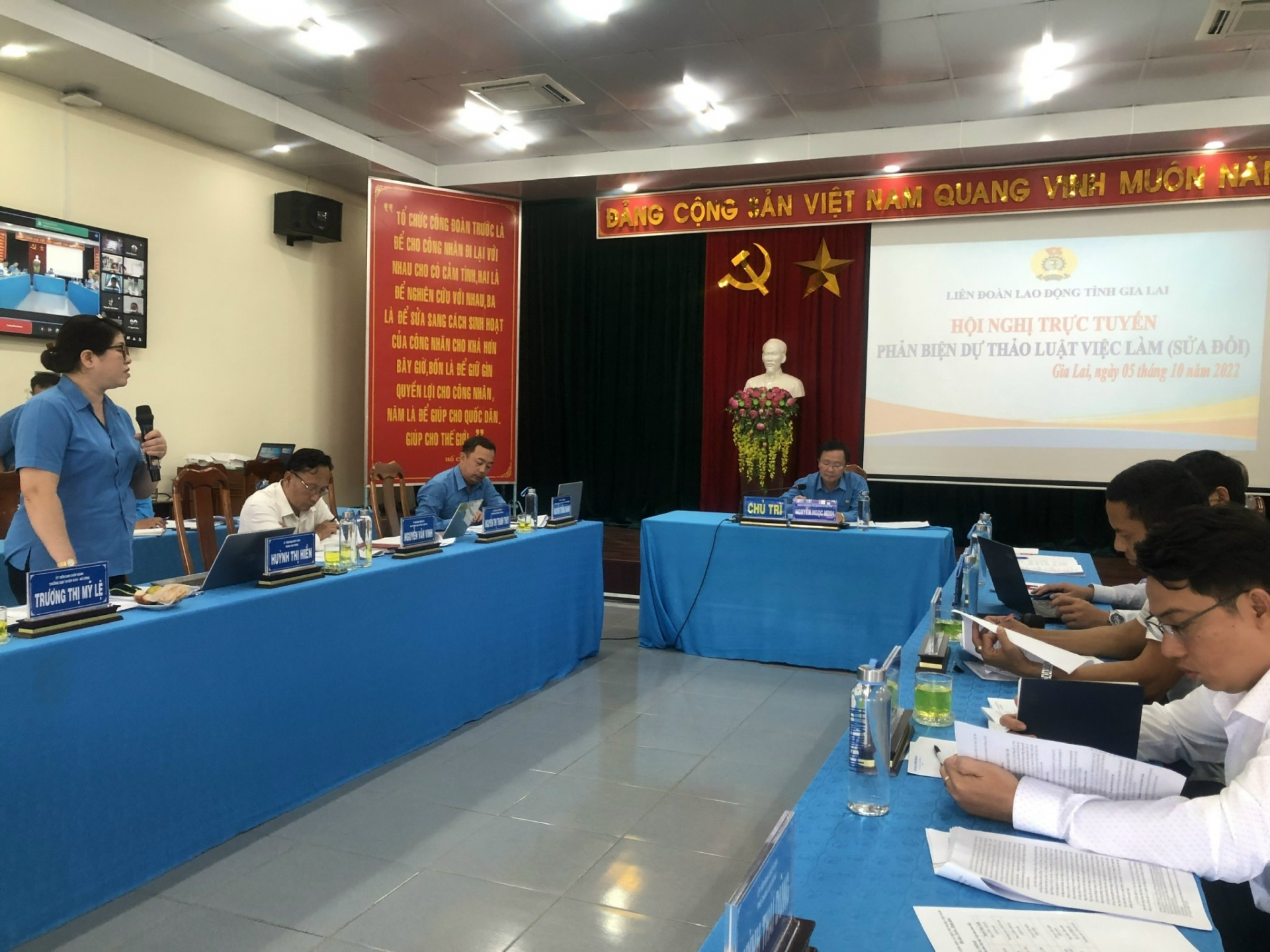 Liên đoàn Lao động tỉnh Gia Lai phản biện dự thảo Luật Việc làm (sửa đổi)