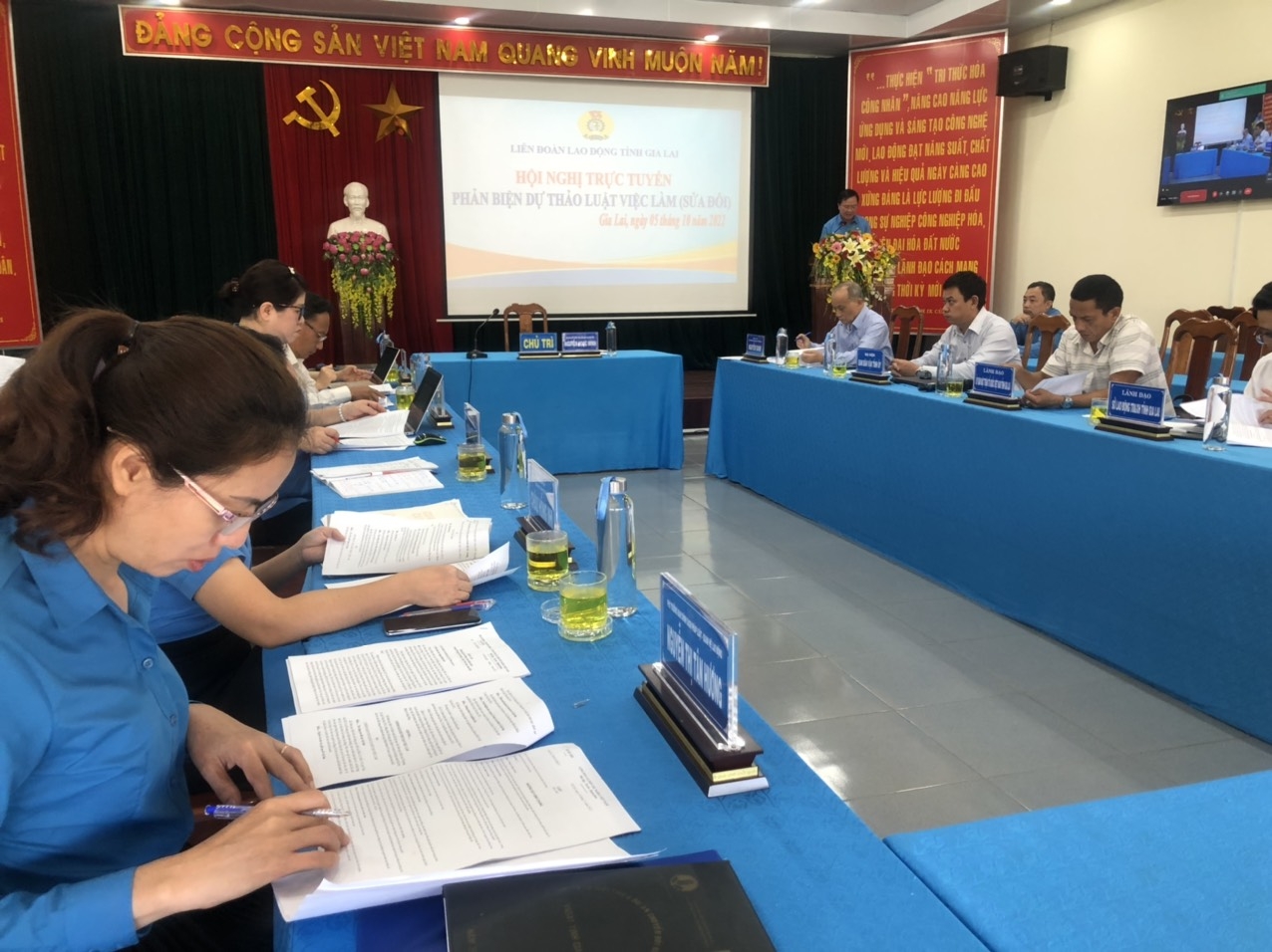 Liên đoàn Lao động tỉnh Gia Lai phản biện dự thảo Luật Việc làm (sửa đổi)