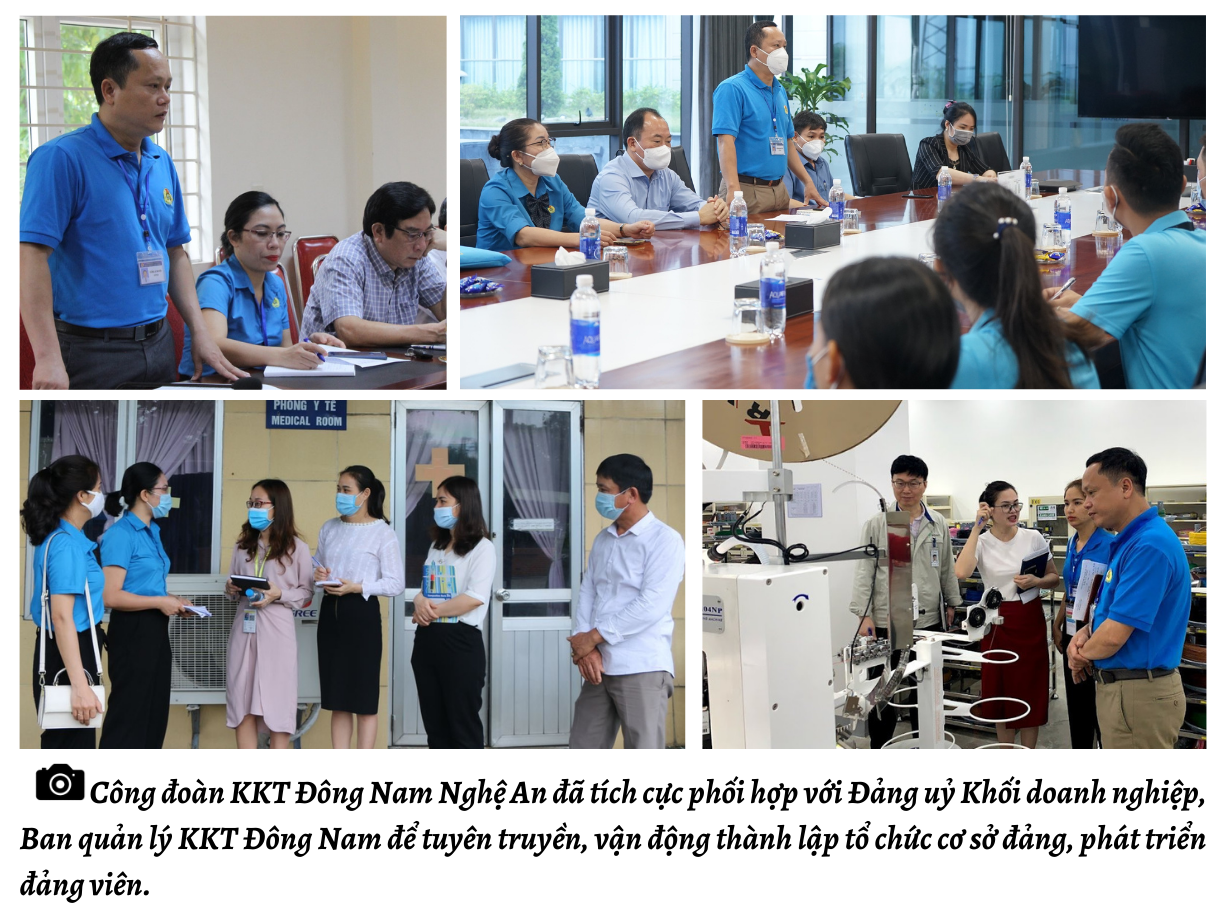 Phát huy vai trò của tổ chức Công đoàn trong công tác thành lập tổ chức cơ sở đảng Phát huy vai trò của tổ chức Công đoàn trong công tác thành lập tổ chức cơ sở đảng