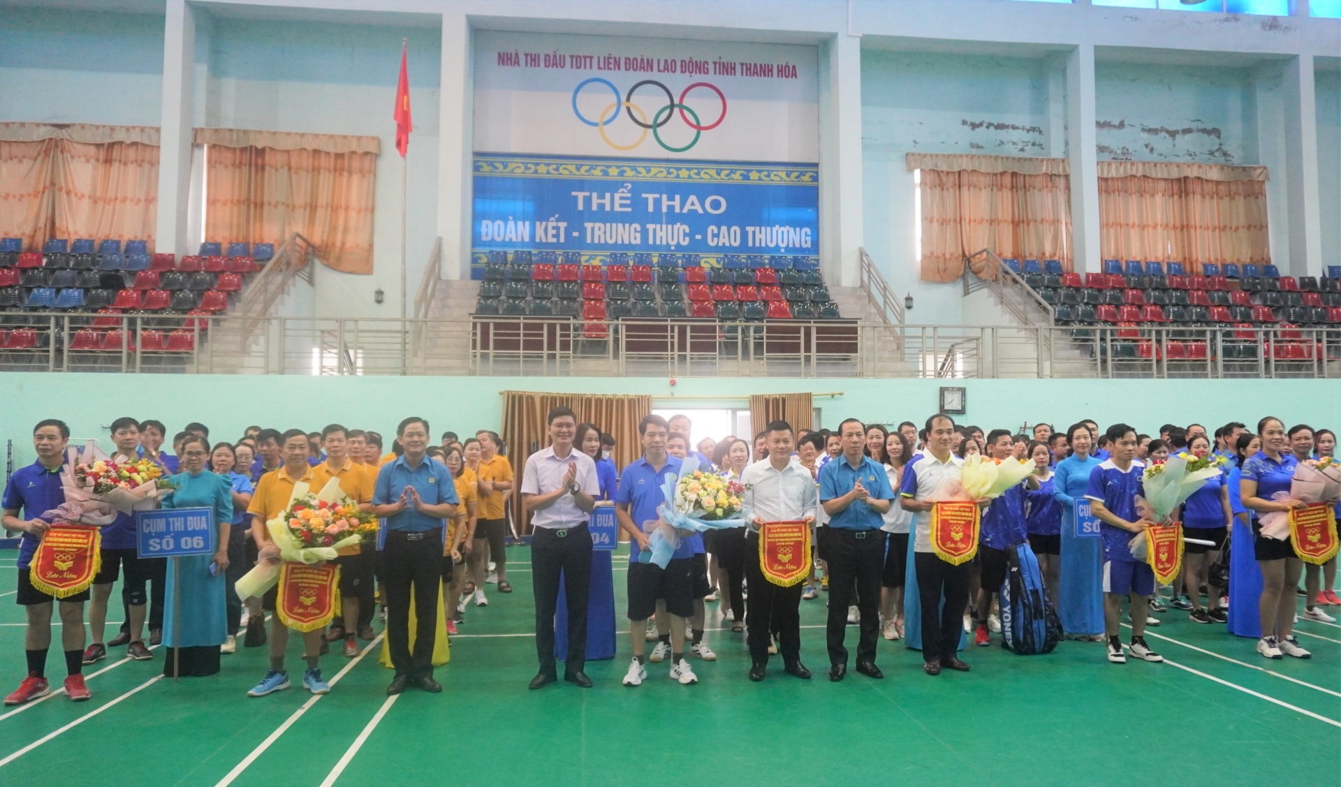 Sôi nổi Hội thao Cán bộ công đoàn chuyên trách tỉnh Thanh Hoá