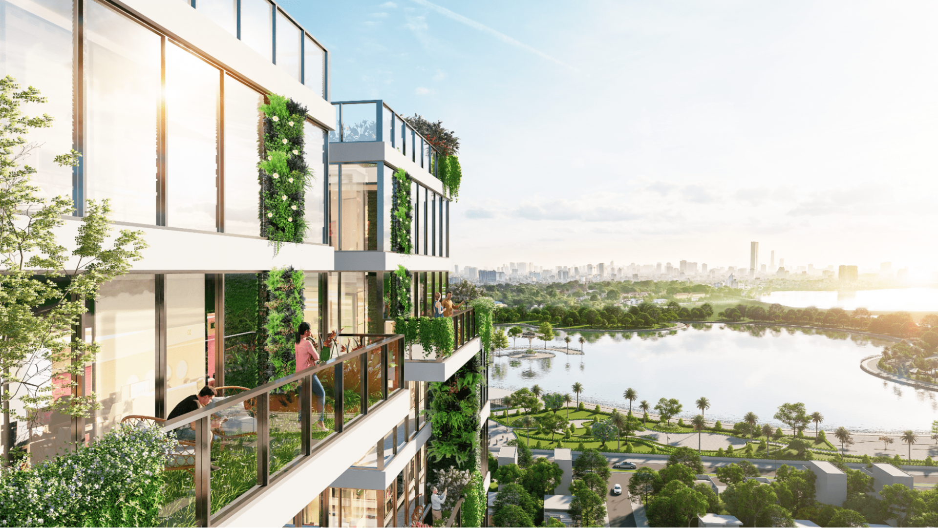 Các khu vườn ở ban công rộng từ 4m2-23m2 Các khu vườn ở ban công rộng từ 4m2-23m2