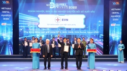 EVN nhận giải thưởng Doanh nghiệp  chuyển đổi số xuất sắc Việt Nam năm 2022