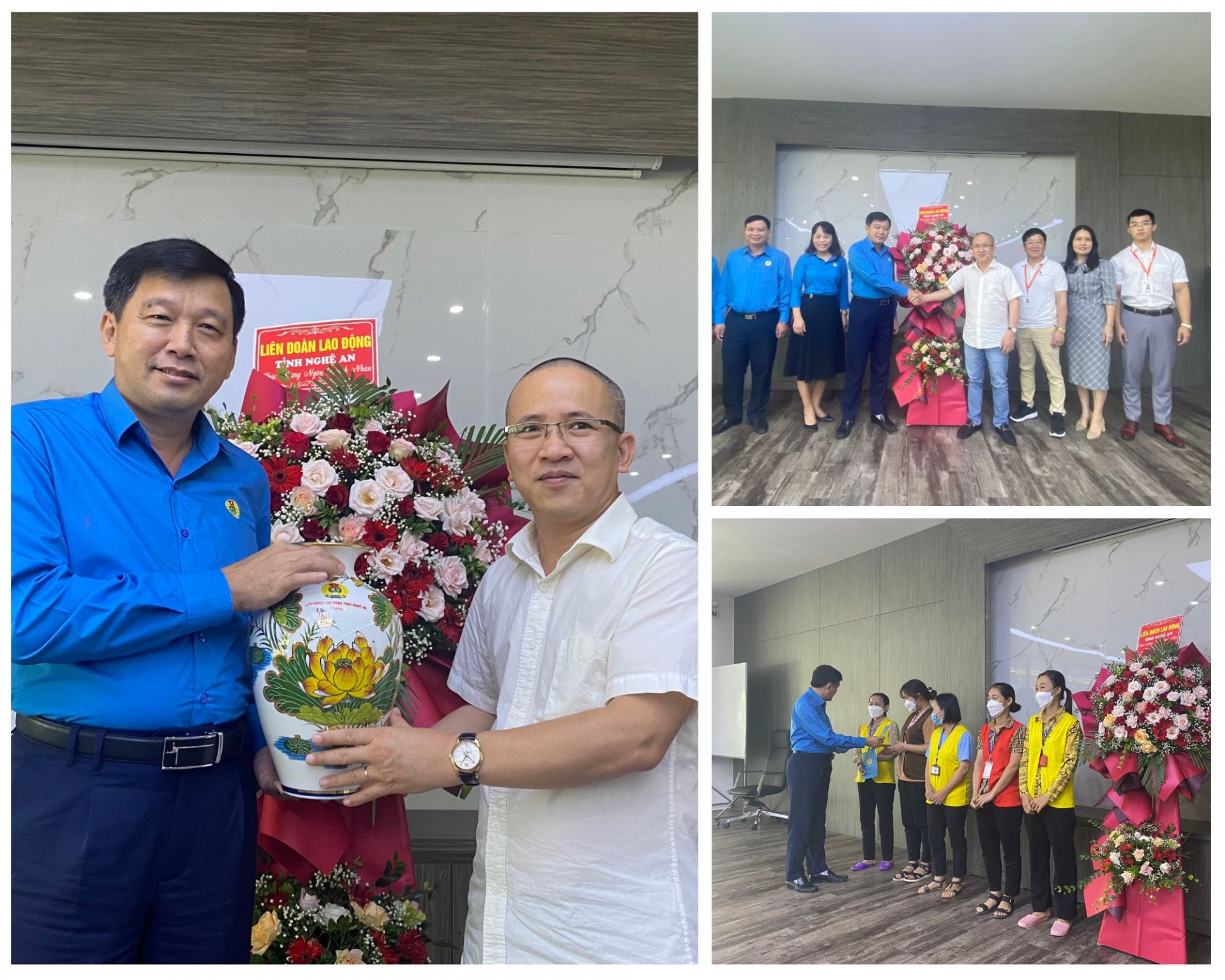 Công đoàn Nghệ An chúc mừng các doanh nghiệp nhân ngày Doanh nhân Việt Nam Công đoàn Nghệ An chúc mừng các doanh nghiệp nhân Ngày Doanh nhân Việt Nam