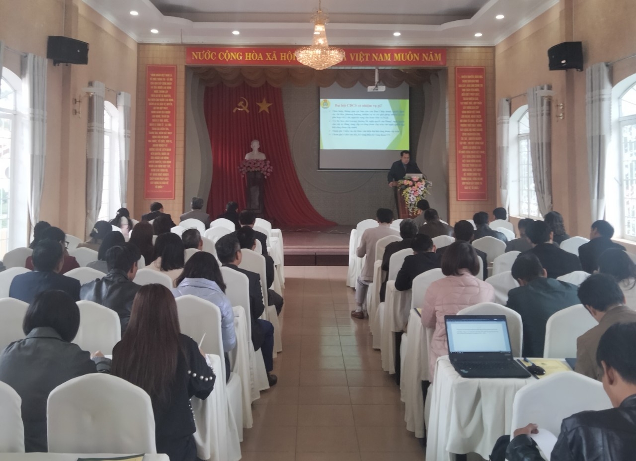 Lâm Đồng: Công đoàn Viên chức tỉnh tập huấn công tác đại hội nhiệm kỳ 2023-2028