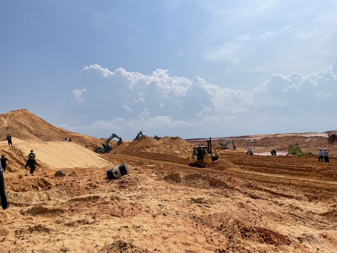 Hiện trường tìm kiếm công nhân bị mất tích trong vụ 