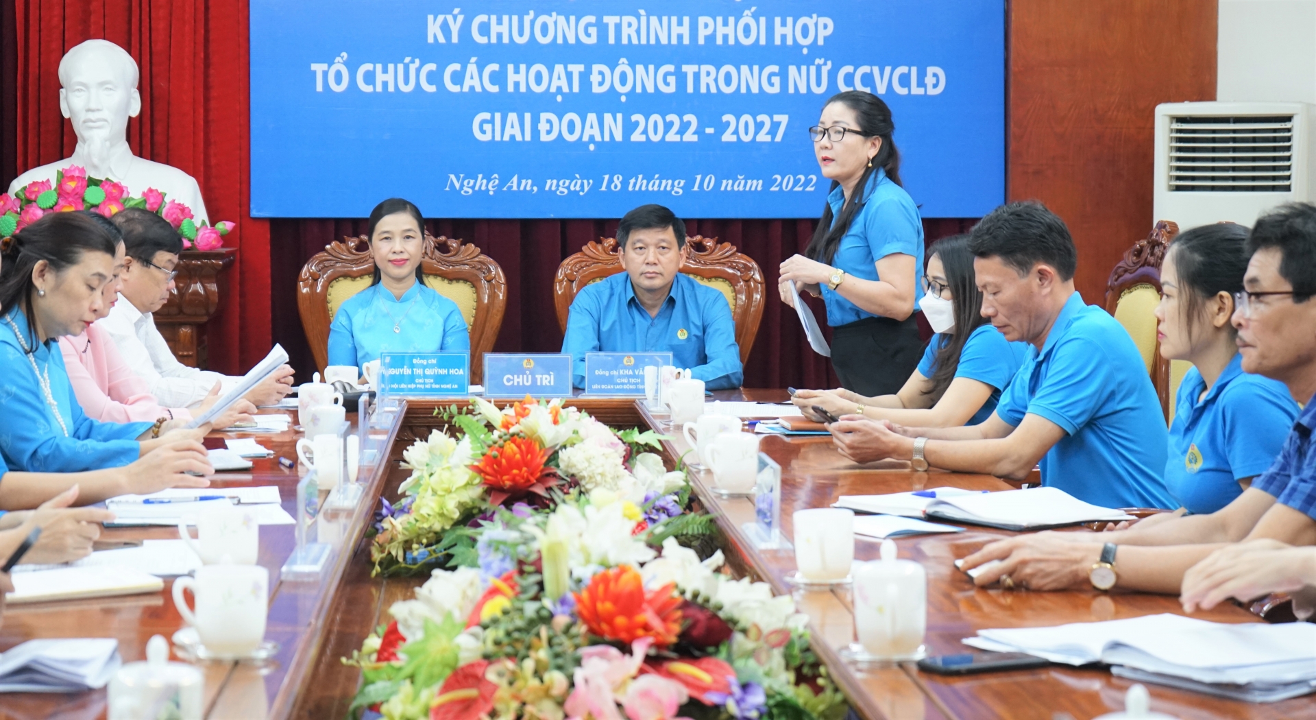 Nghệ An: LĐLĐ và Hội LHPN ký kết phối hợp tổ chức các hoạt động trong nữ CCVCLĐ