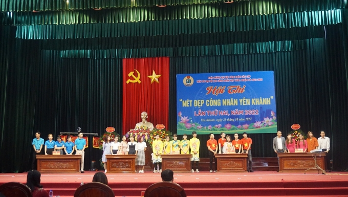 Hội thi “Nét đẹp công nhân Yên Khánh” chào mừng Đại hội Công đoàn các cấp