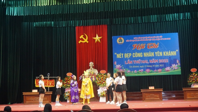 Hội thi “Nét đẹp công nhân Yên Khánh” chào mừng Đại hội Công đoàn các cấp