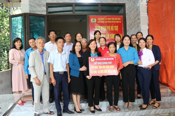 Thái Bình: Hỗ trợ đoàn viên xây, sửa nhà Mái ấm Công đoàn Thái Bình: Hỗ trợ đoàn viên xây, sửa nhà Mái ấm Công đoàn