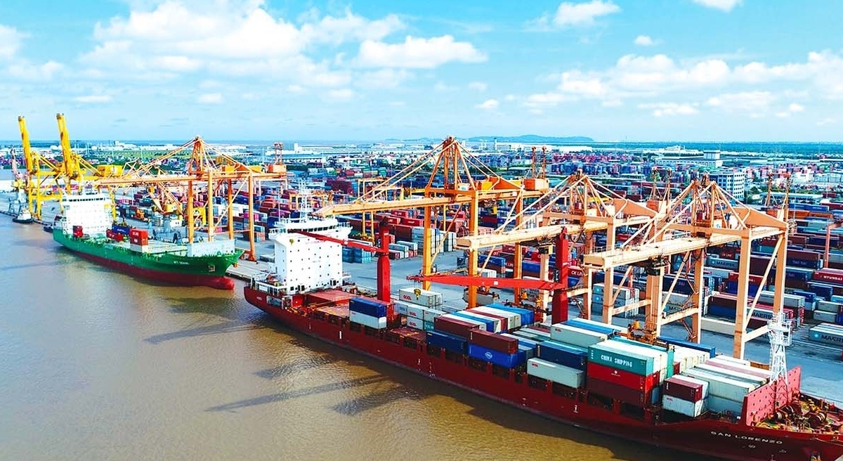 Cảng biển tấp nập đón tàu lớn làm hàng đầu năm