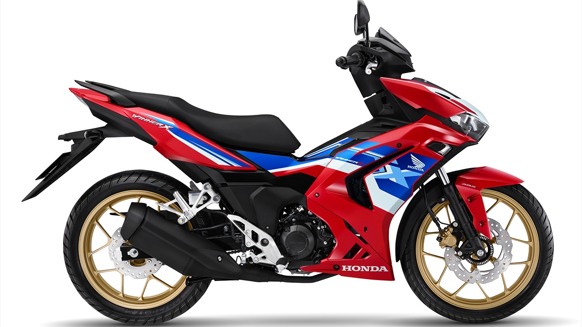 Xe tay côn Honda Winner X có màu và tem mới