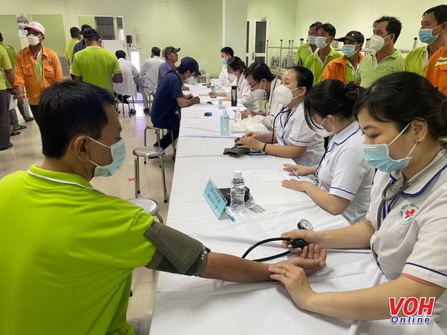 Khám sức khoẻ định kỳ hàng năm do Công ty TNHH Xử lý chất thải Việt Nam (VWS) tổ chức cho người lao động Khám sức khoẻ định kỳ hàng năm do Công ty TNHH Xử lý chất thải Việt Nam (VWS) tổ chức cho người lao động