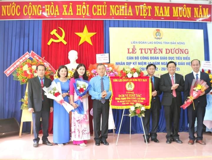 Đắk Nông tuyên dương cán bộ công đoàn giáo dục tiêu biểu