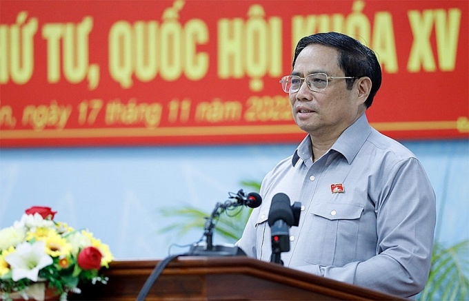 Thủ tướng cho biết Chính phủ đang tập trung xây dựng cơ chế, chính sách để tạo quỹ đất và kinh phí xây dựng nhà ở xã hội cho người dân, người lao động. Ảnh: nhandan.vn