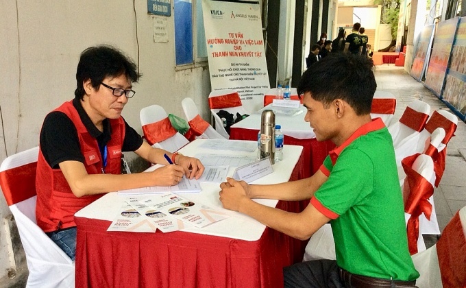 Gian nan tìm việc làm cho người khuyết tật