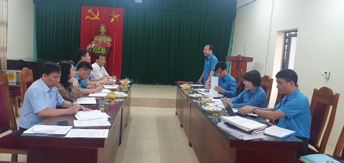 Kiểm tra chấm điểm công tác công đoàn năm 2022 tại Lục Ngạn Kiểm tra chấm điểm công tác công đoàn năm 2022 tại Lục Ngạn