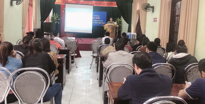 Công nhân Điện Biên tham gia tập huấn về phòng, chống ma tuý